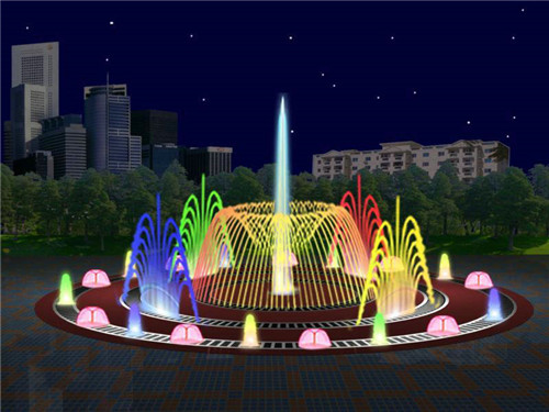 微山城市广场喷泉工程